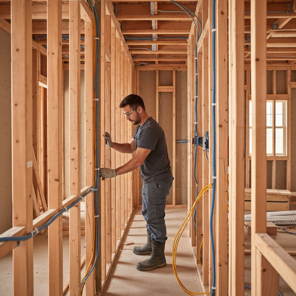 Rozvod káblov v novostavbe